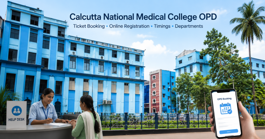 Calcutta National Medical College OPD Ticket Booking – Online Registration, OPD Timings, Departments & Patient Guide