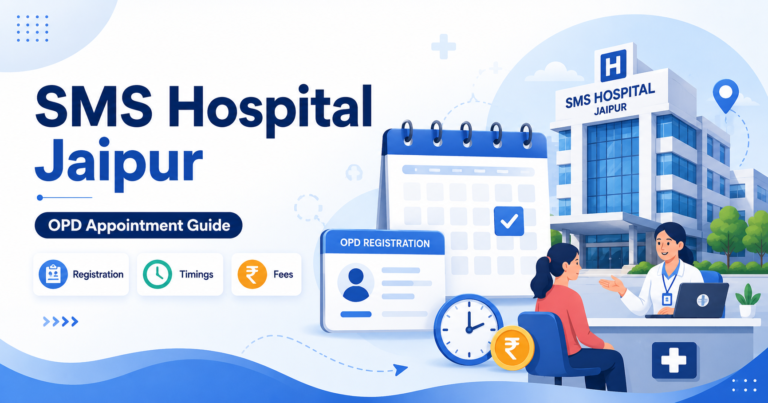 SMS Hospital Jaipur OPD Appointment 2026 – Online Registration, Timings, Fees & Patient Guide