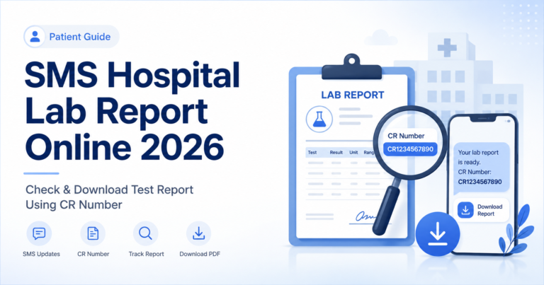 SMS Hospital Lab Report Online Download