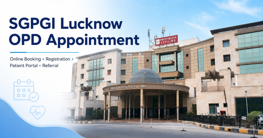 SGPGI Lucknow Online Registration 2026 – Patient Portal, OPD Appointment, CR Number & Referral Guide-